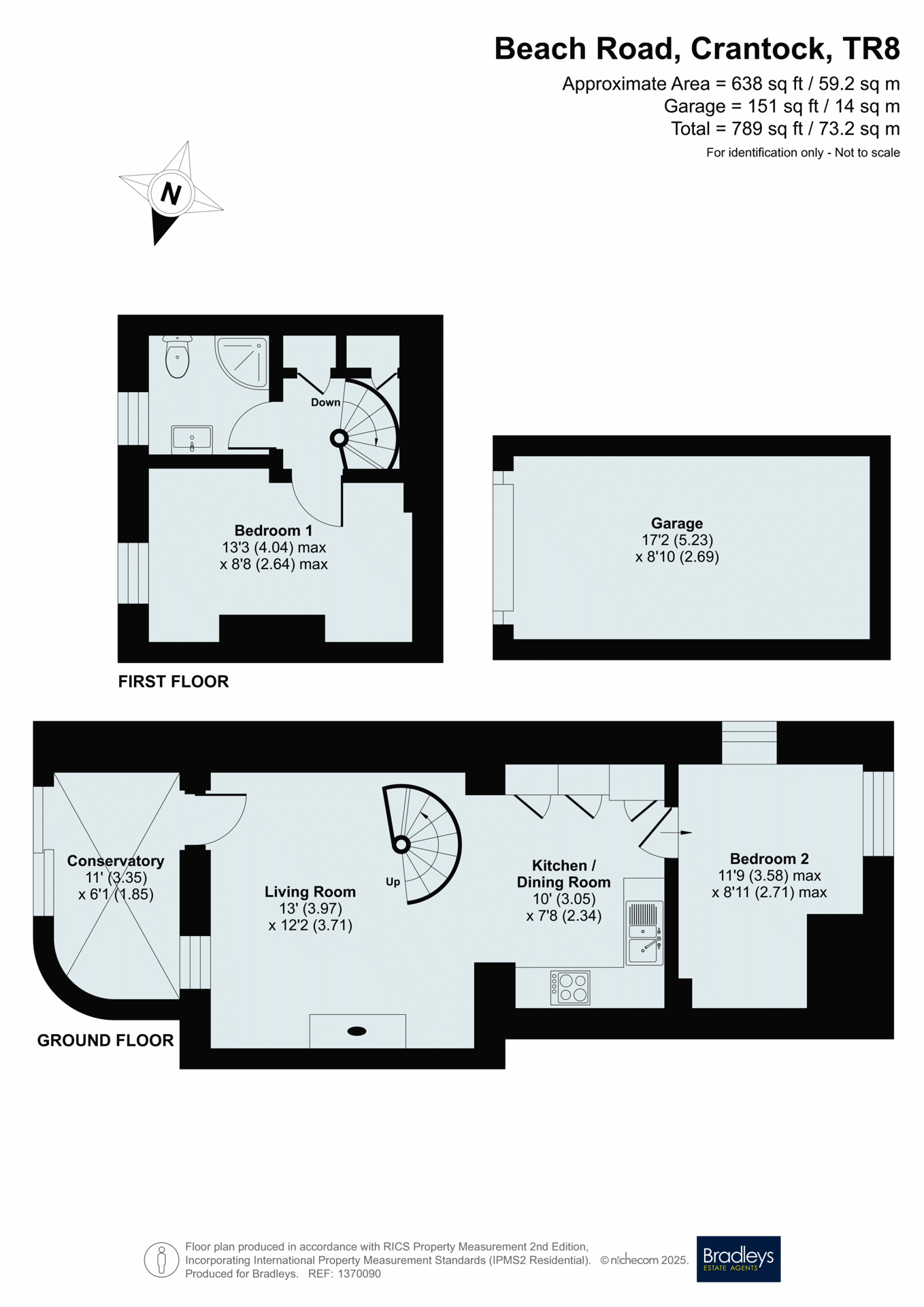 2, Ivy Terrace, Crantock floorplan