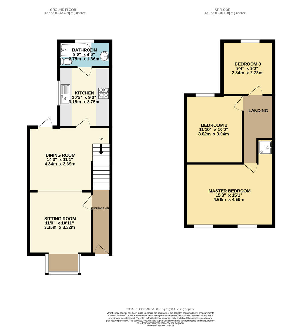 41, Tresham Street, Kettering floorplan