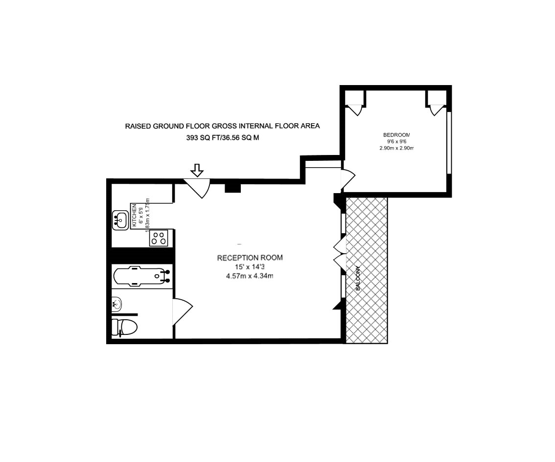 1 Bedrooms Flat to rent in Lower Addison Gardens, London W14