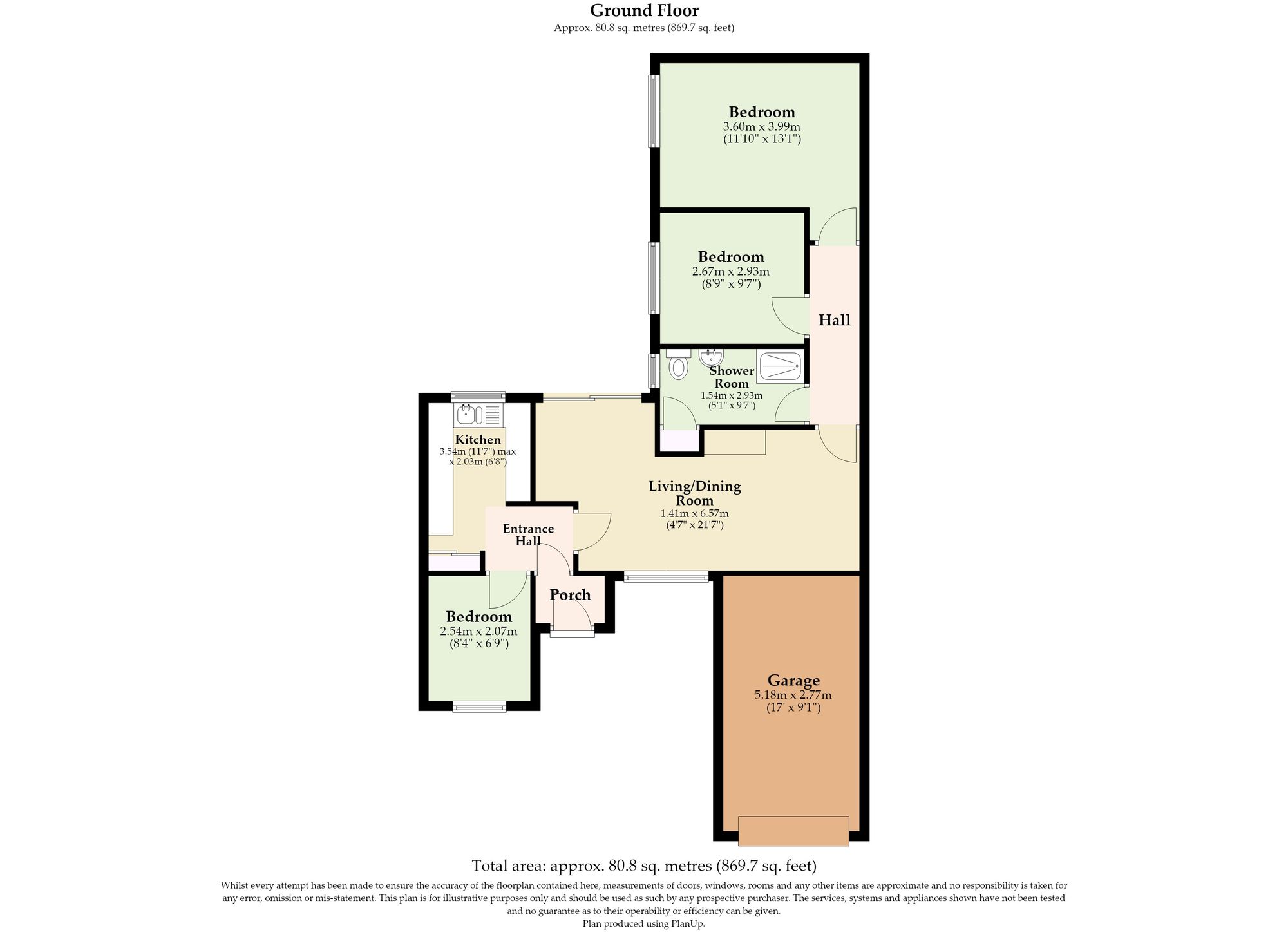 4 Avocet Close, Lowestoft floorplan