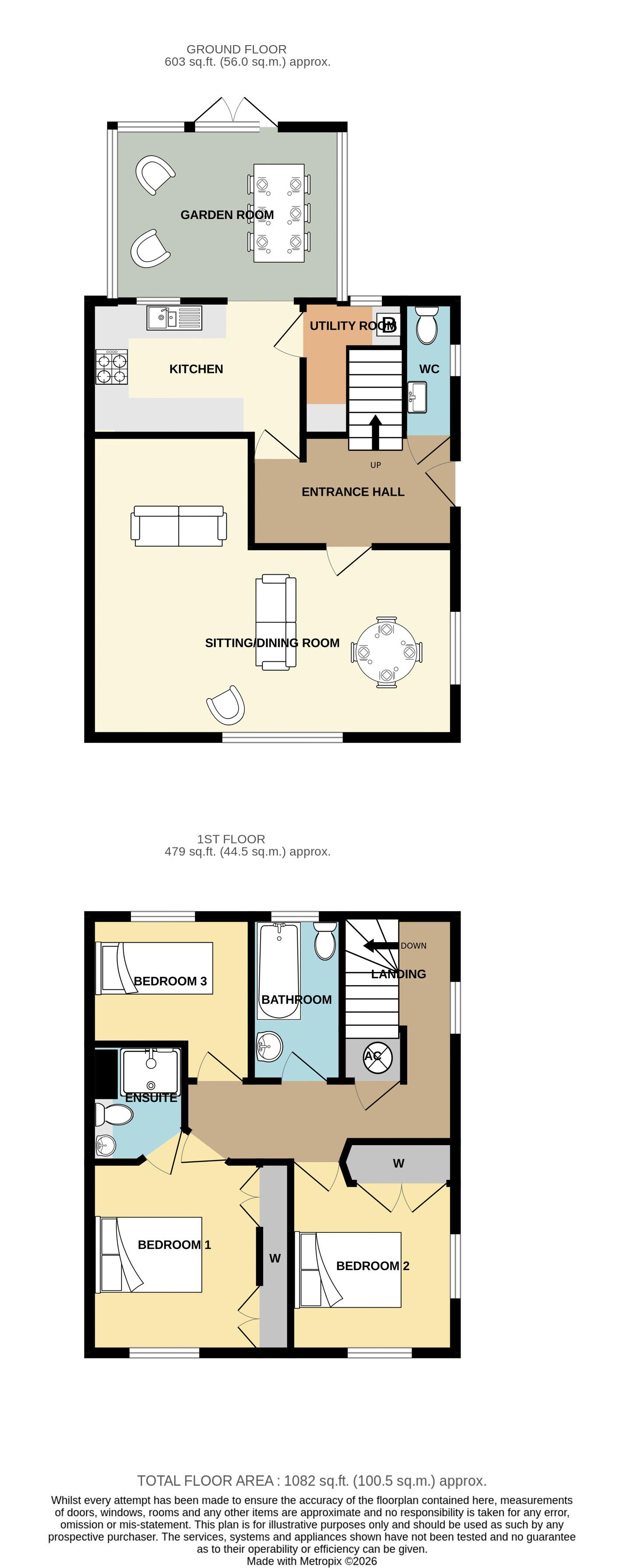 11, Hamdown Court, Langport floorplan