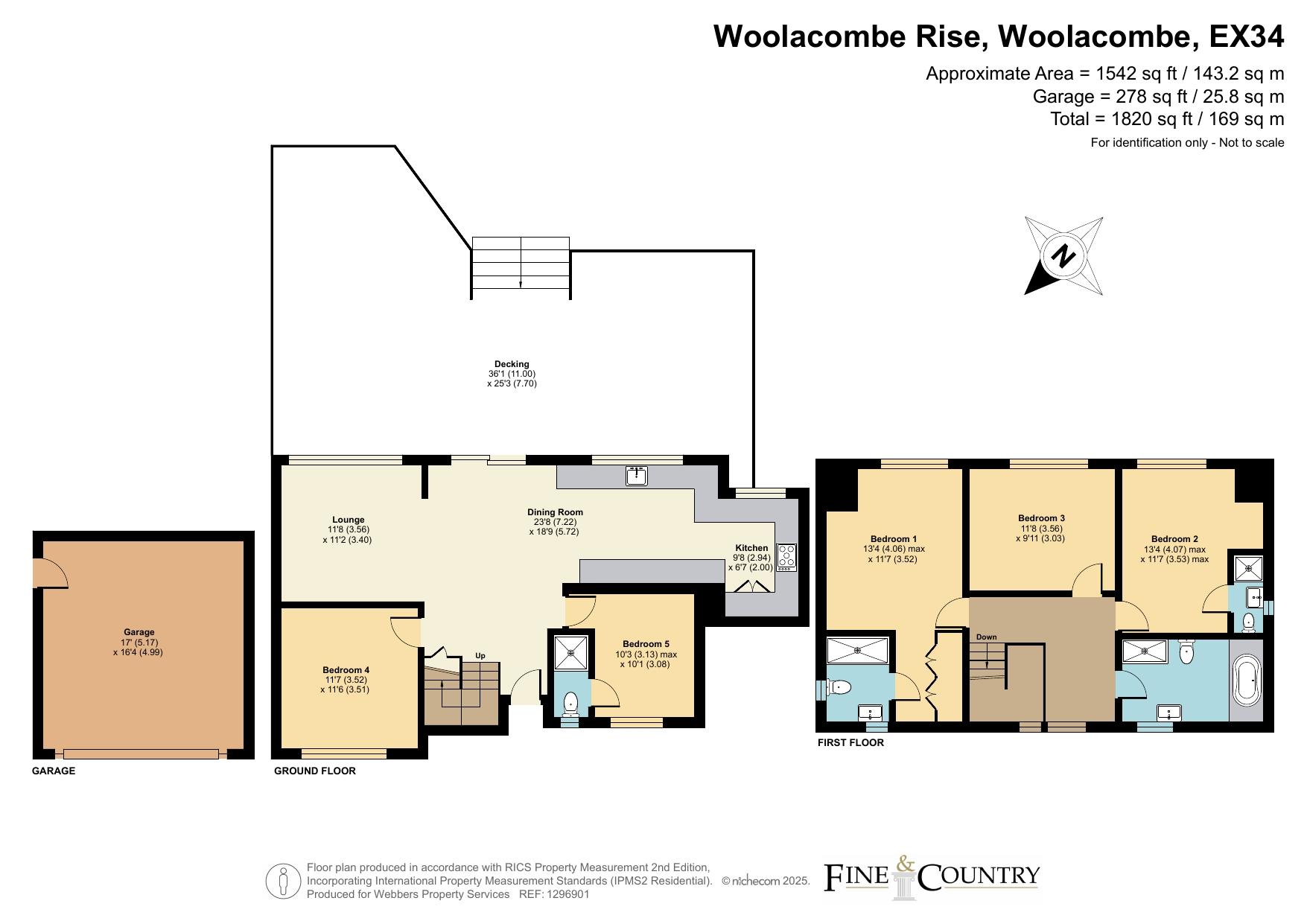 4, Woolacombe Rise, Devon floorplan