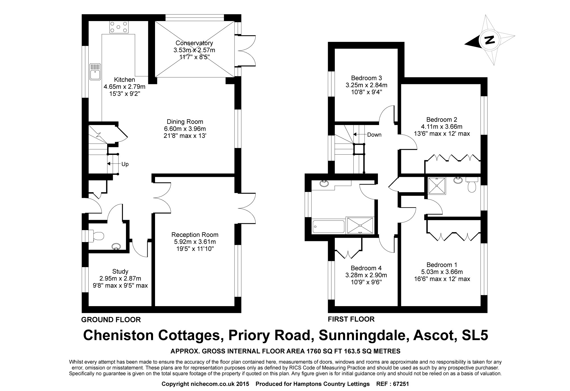 2, Cheniston Cottages, Priory Road, Sunningdale floorplan