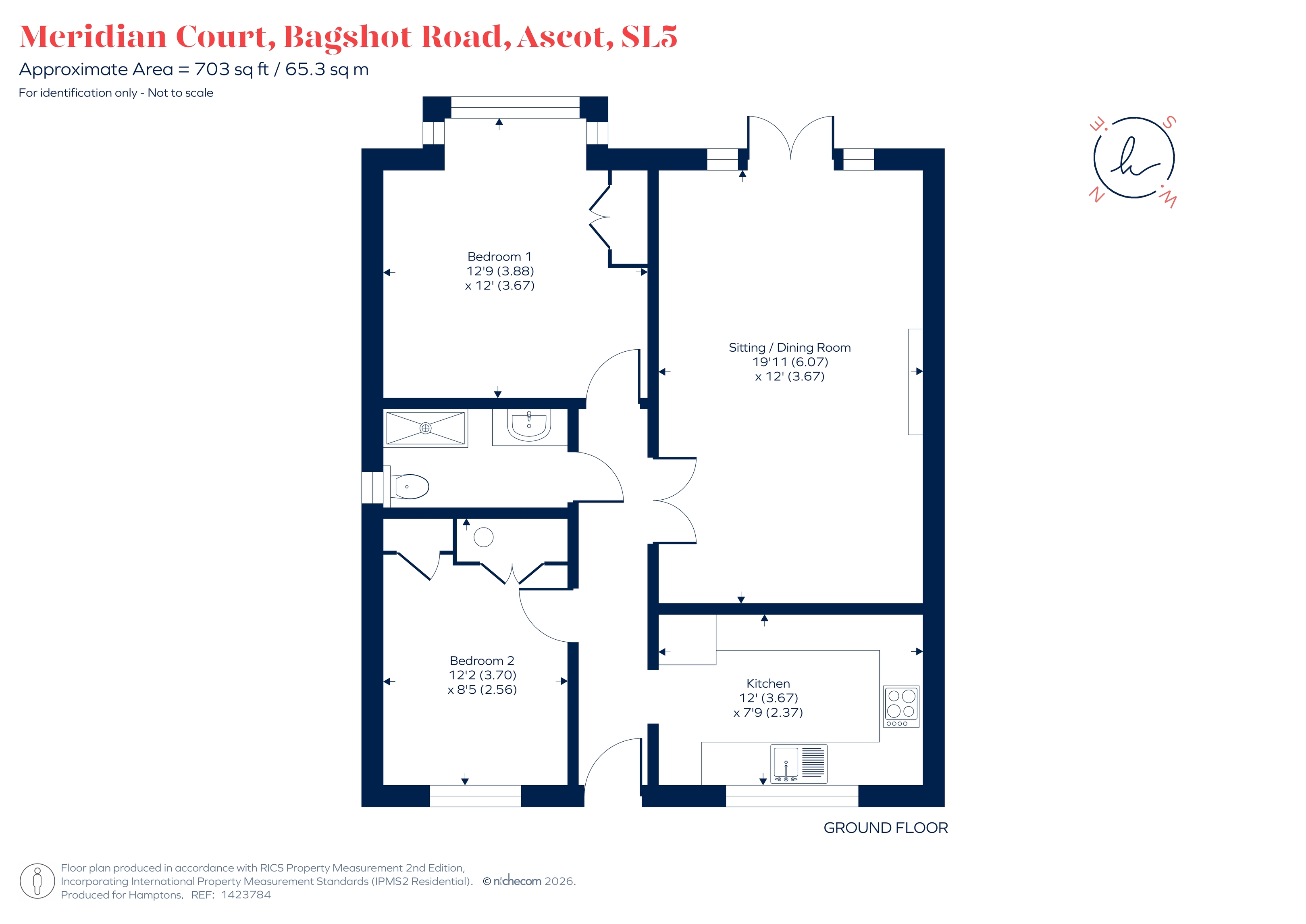 20 Meridian Court, Bagshot Road, Ascot floorplan