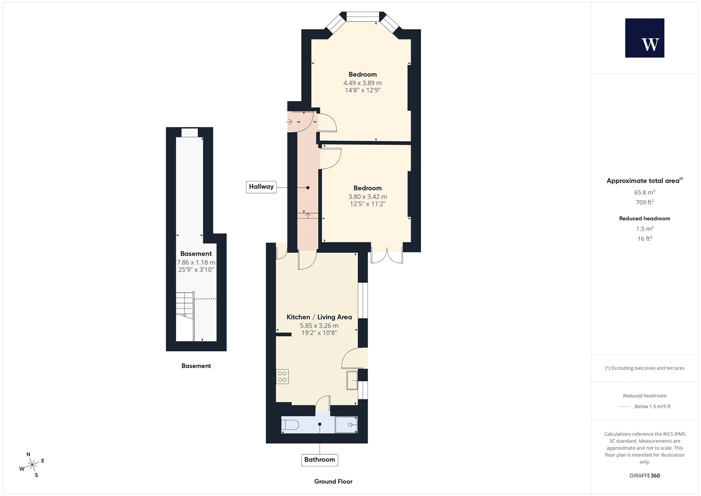 17A, Hitherfield Road, London floorplan