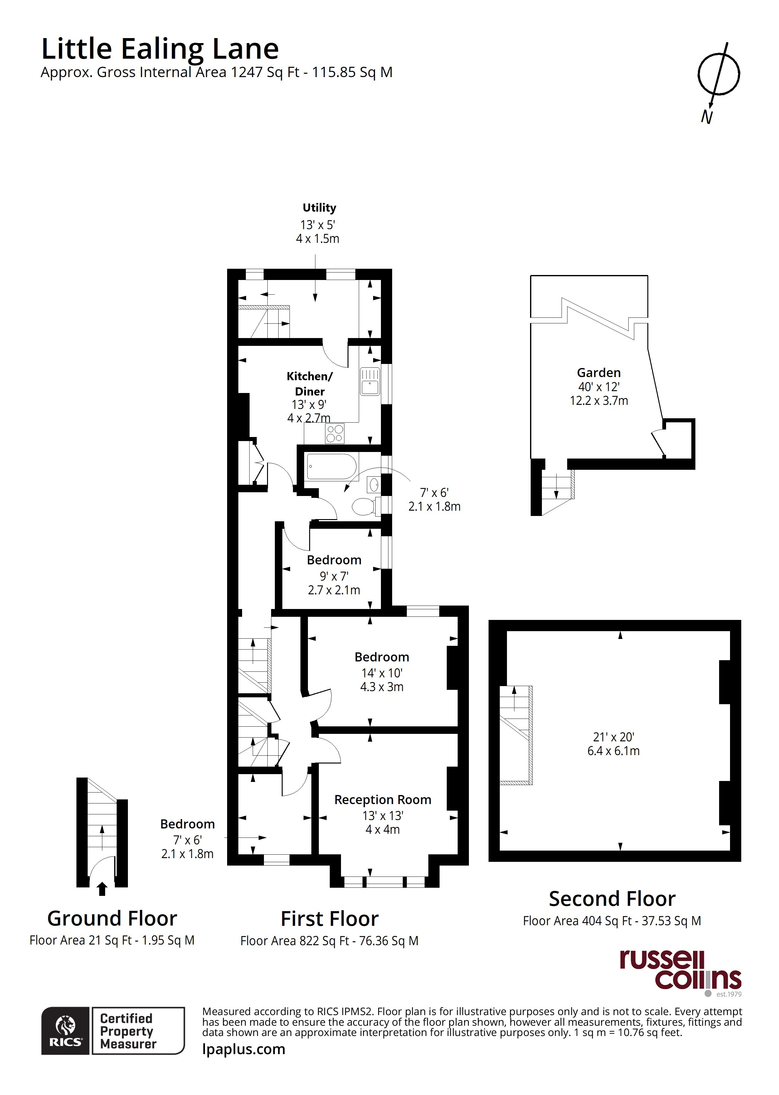 47/47a, Little Ealing Lane, London floorplan