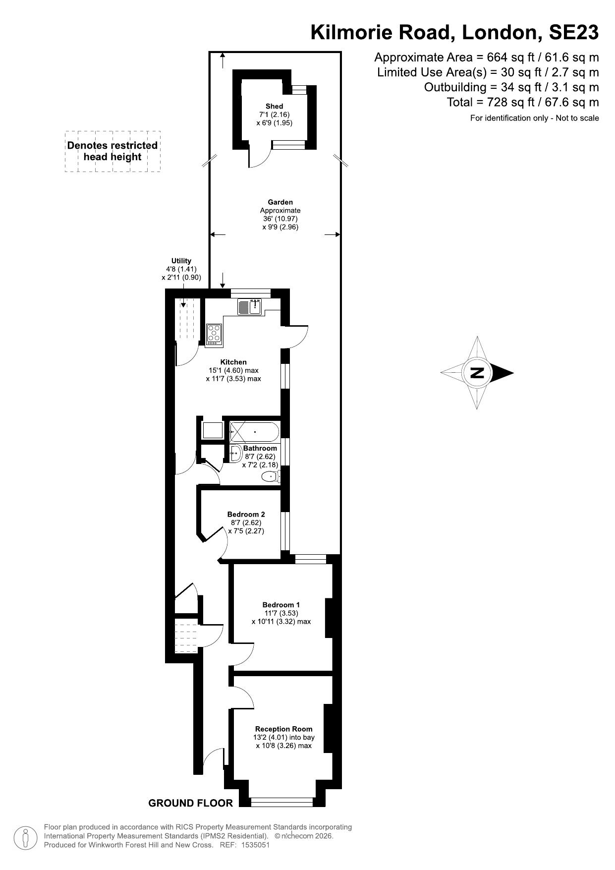 Kilmorie Road, London floorplan