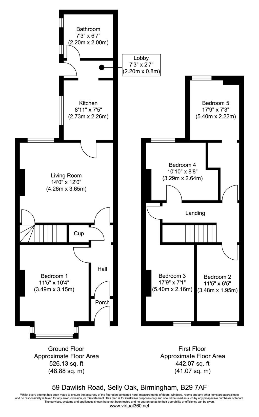 Dawlish Road, Birmingham floorplan