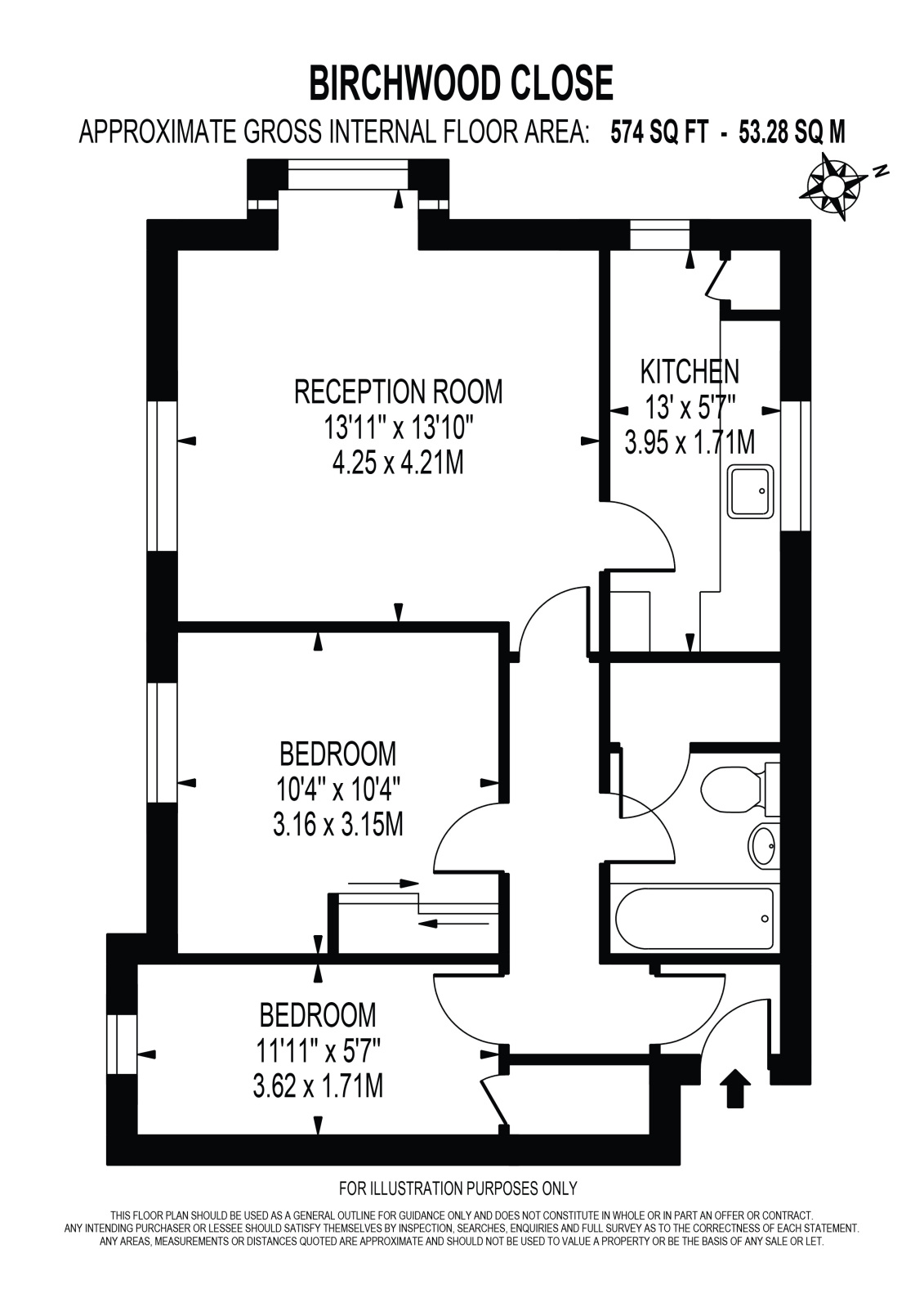 2, Birchwood Close, Surrey floorplan