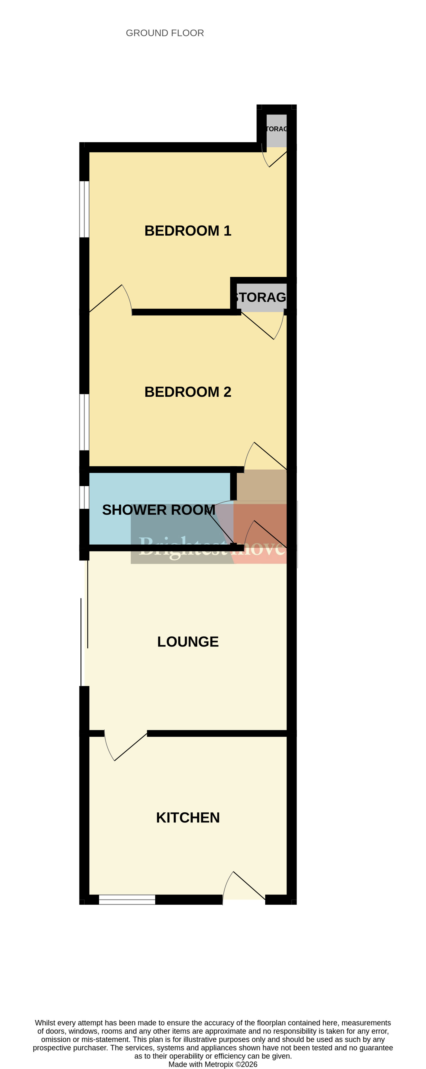 Flat 5, 12, Seaview Road, Burnham-on-Sea floorplan