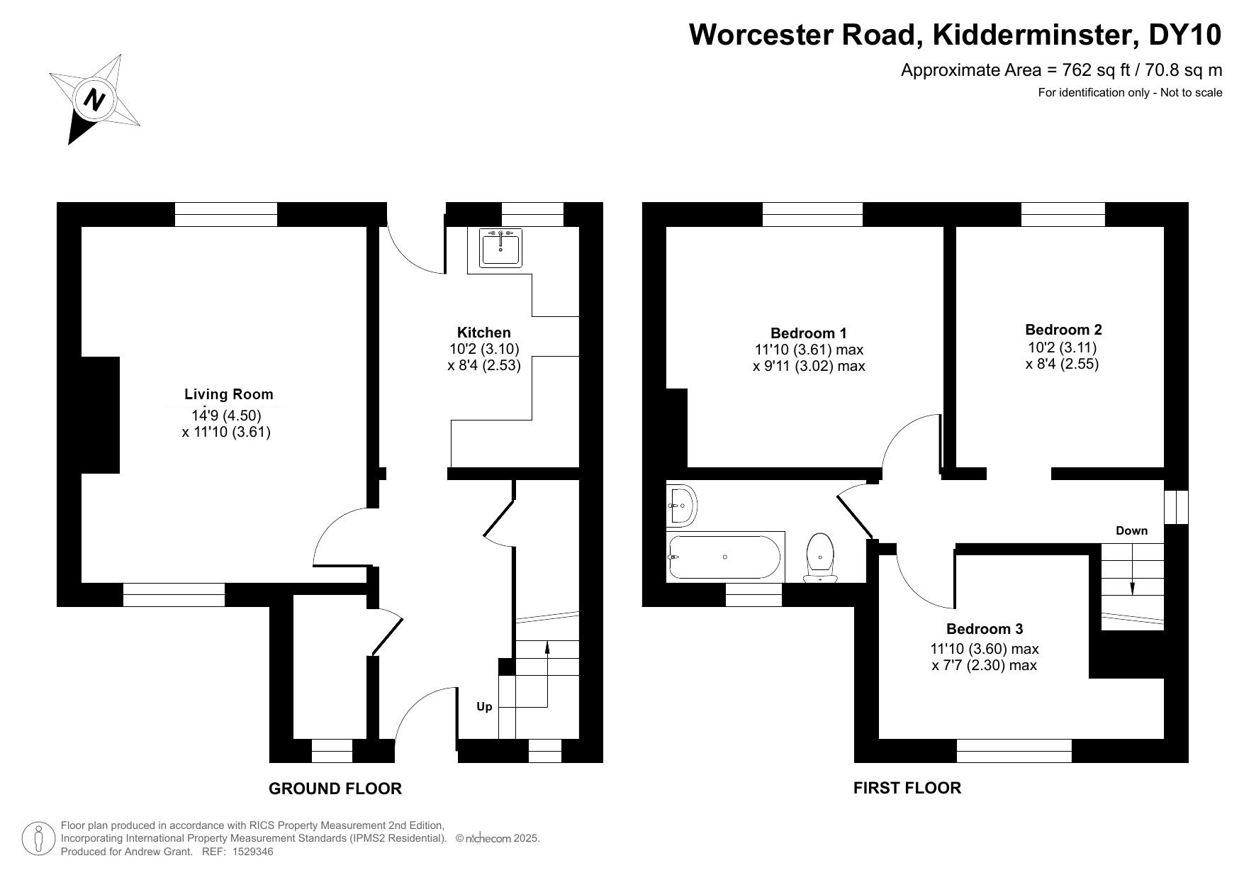 31, Worcester Road, Kidderminster floorplan
