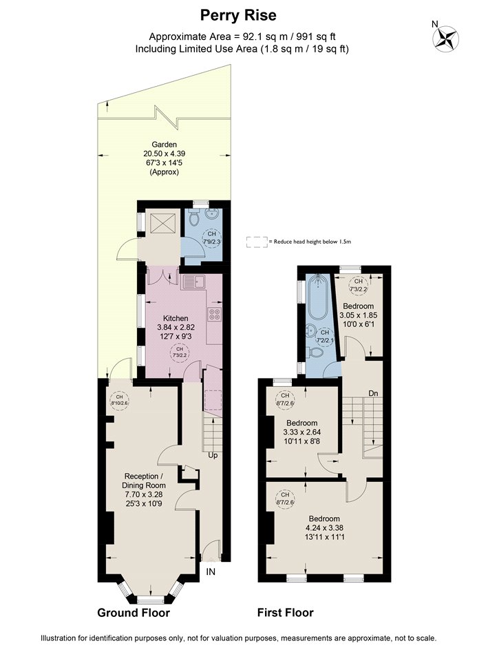 Perry Rise, London floorplan