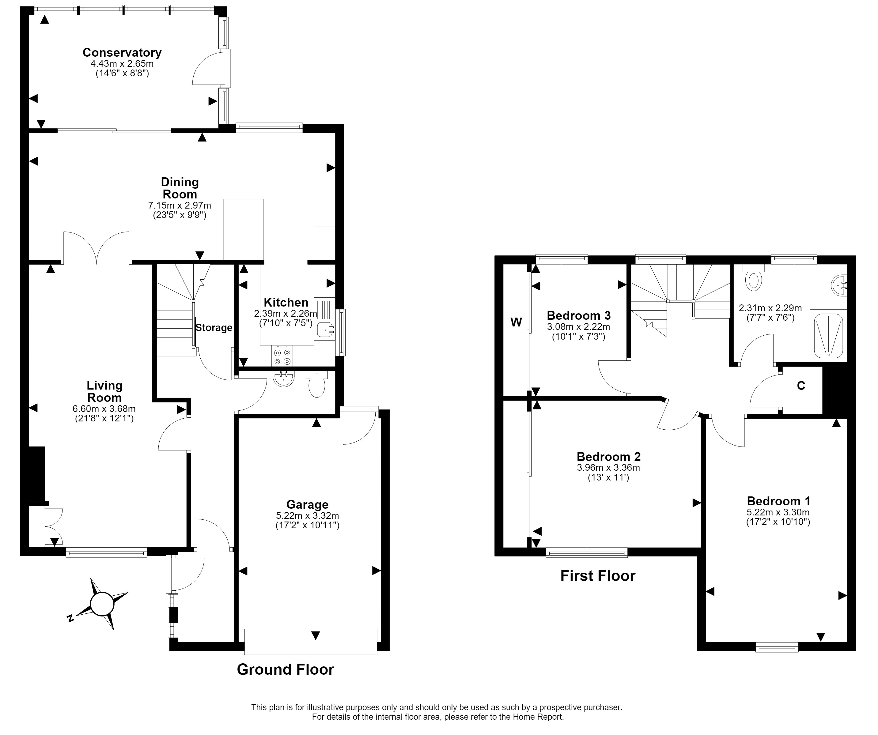 3, Milton Gardens South, Duddingston, Edinburgh floorplan