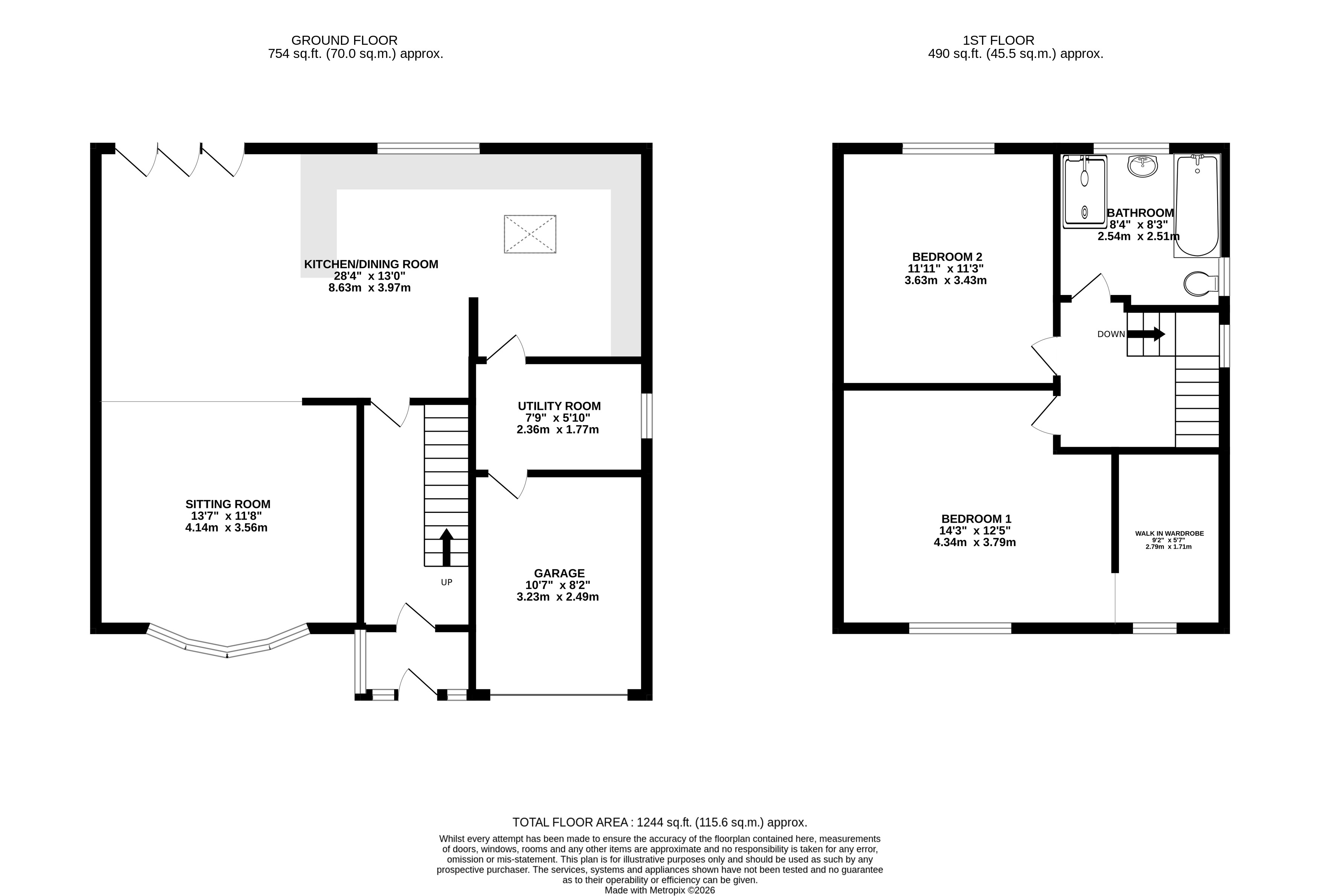 2, Alderbank, Bolton floorplan