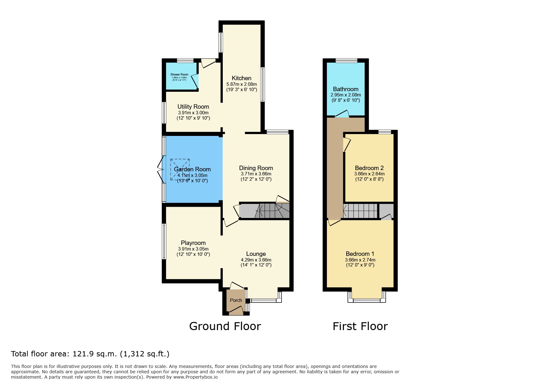 Cliff Villa, Markfield floorplan