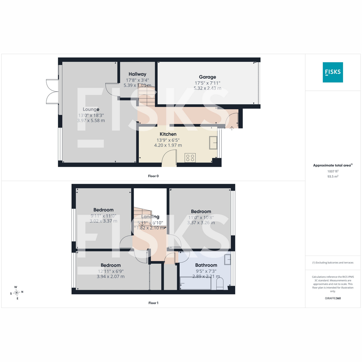 28, Birch Close, Benfleet floorplan