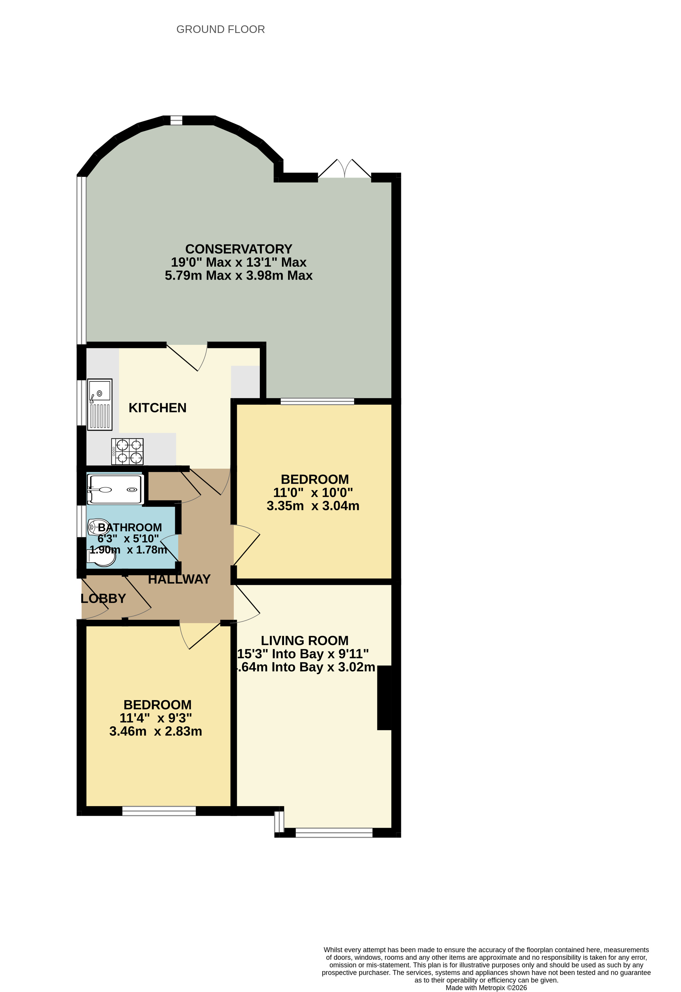 3, Woolsery Grove, Exeter floorplan