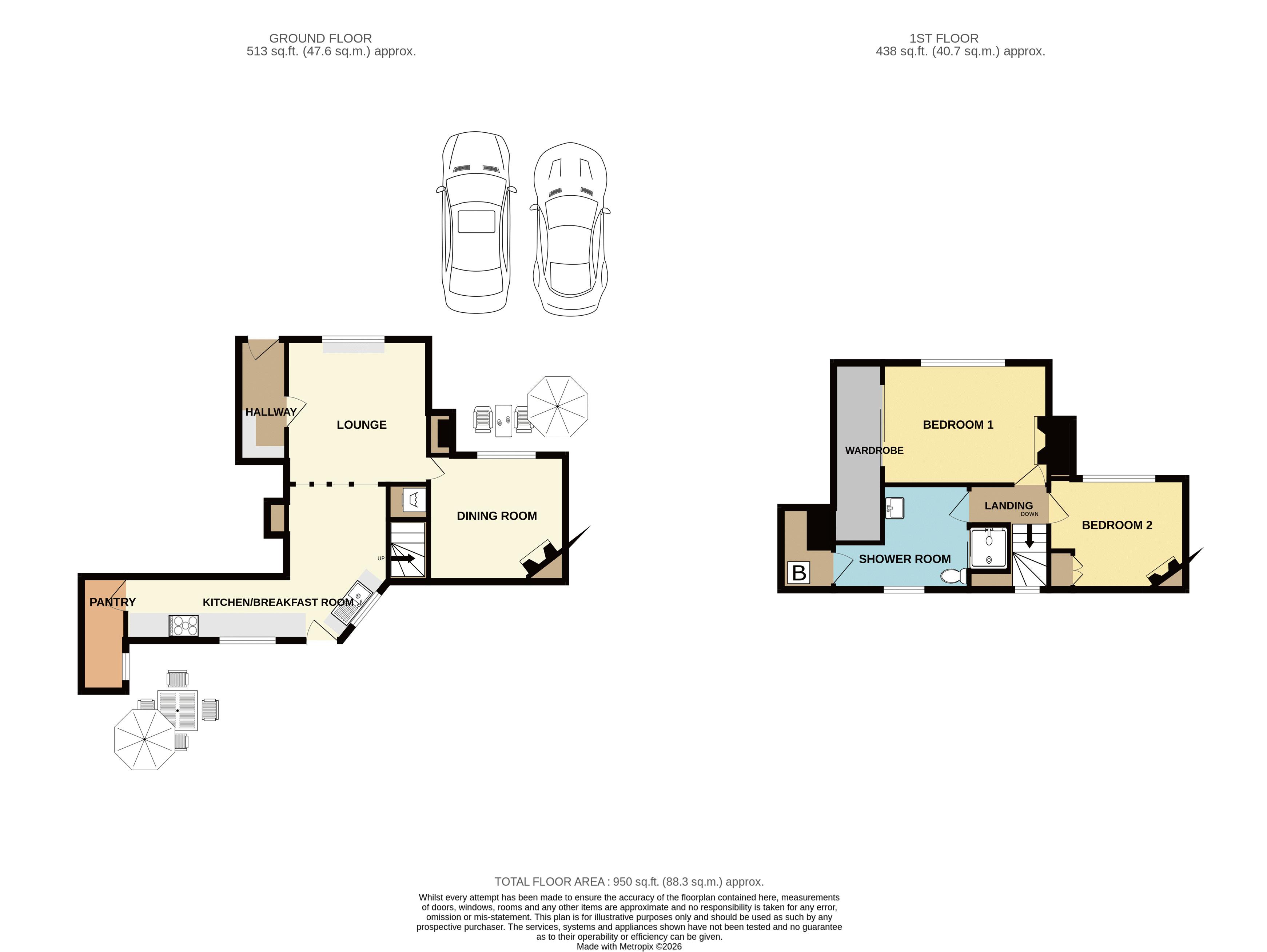 1 Abbey Gate Cottages, Maidstone floorplan