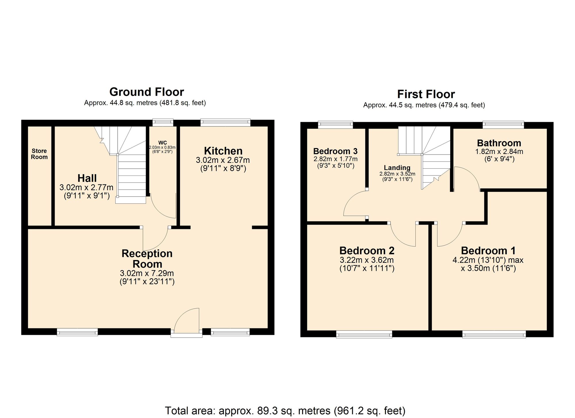 5 St. Aidans Close, Blackburn floorplan