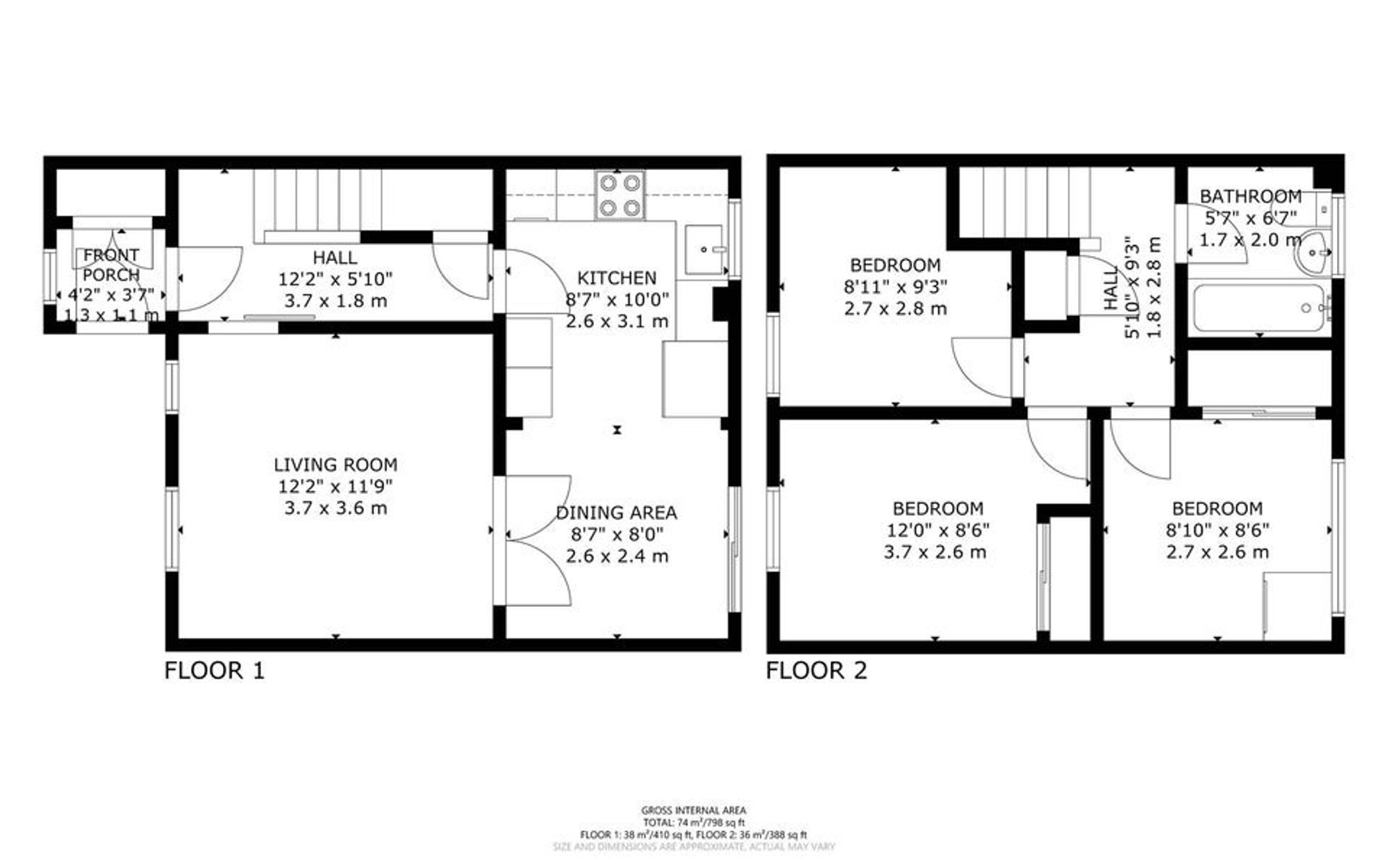 25 Bailielands, Linlithgow floorplan