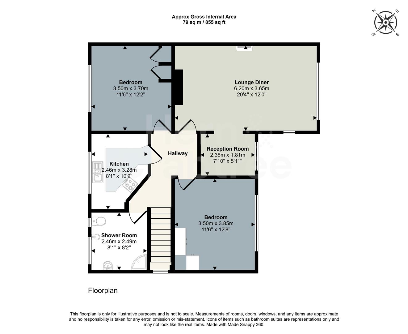 Ely Road, Cardiff floorplan