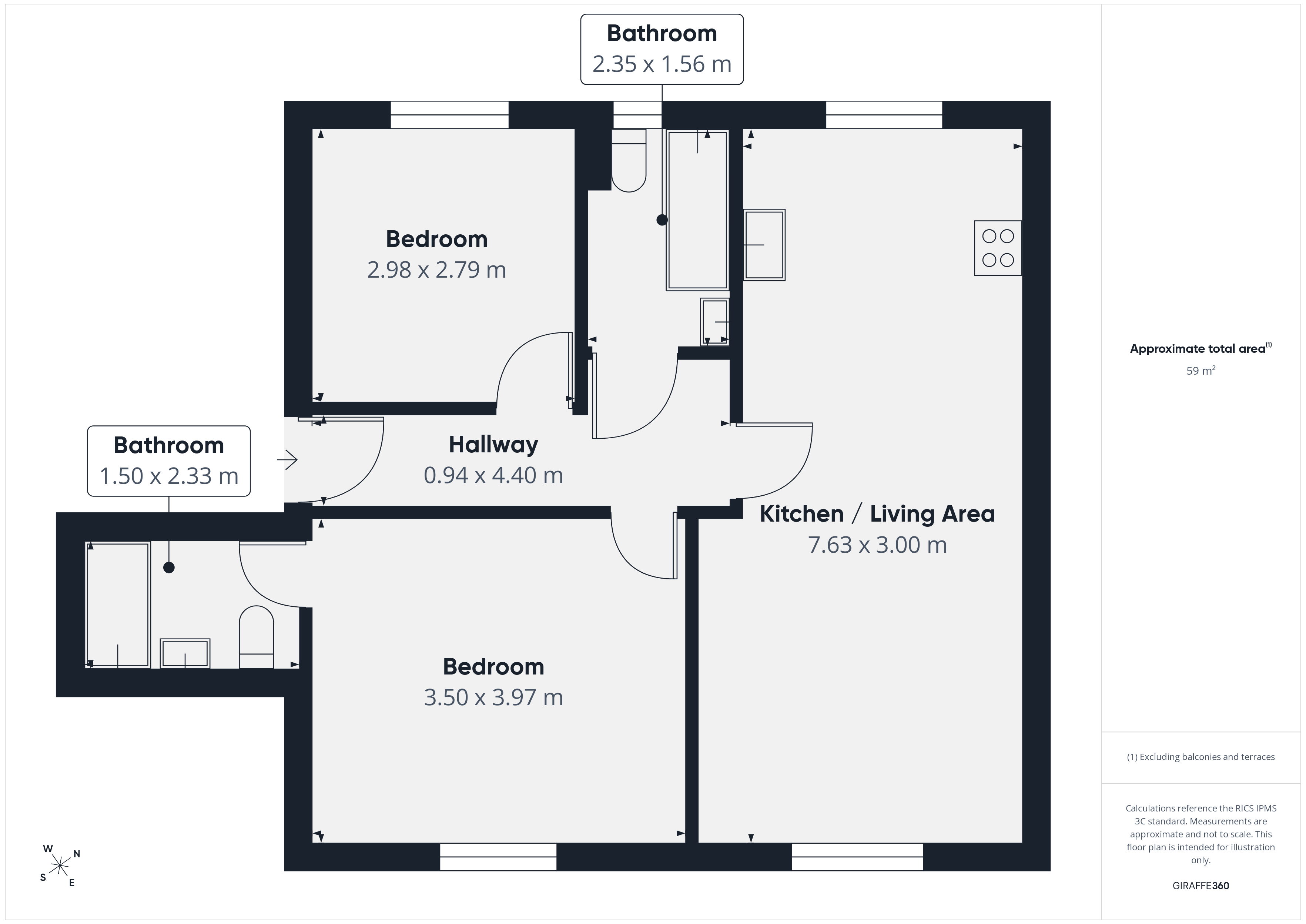 14, Livingstone Mews, Bristol floorplan
