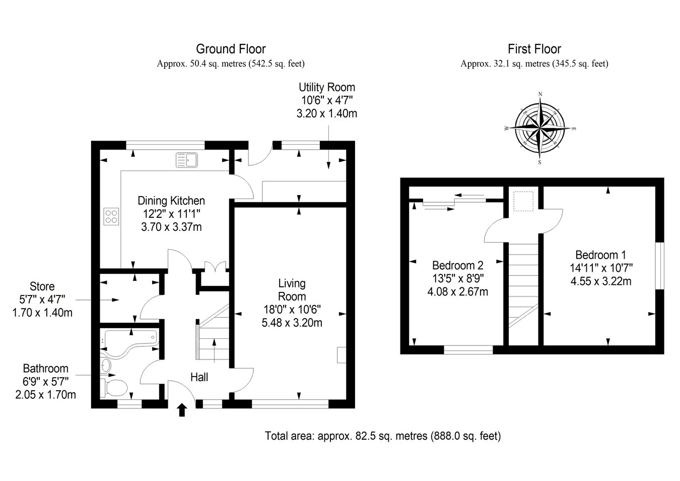 21, Castlebank Gardens, Cupar floorplan