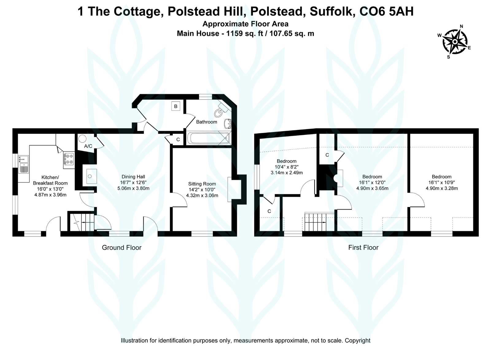 1, The Cottage,1, Polstead Hill, Colchester floorplan