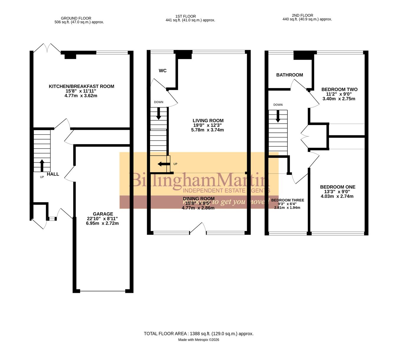 2 Ettrick Court, Cross Street, Farnborough floorplan