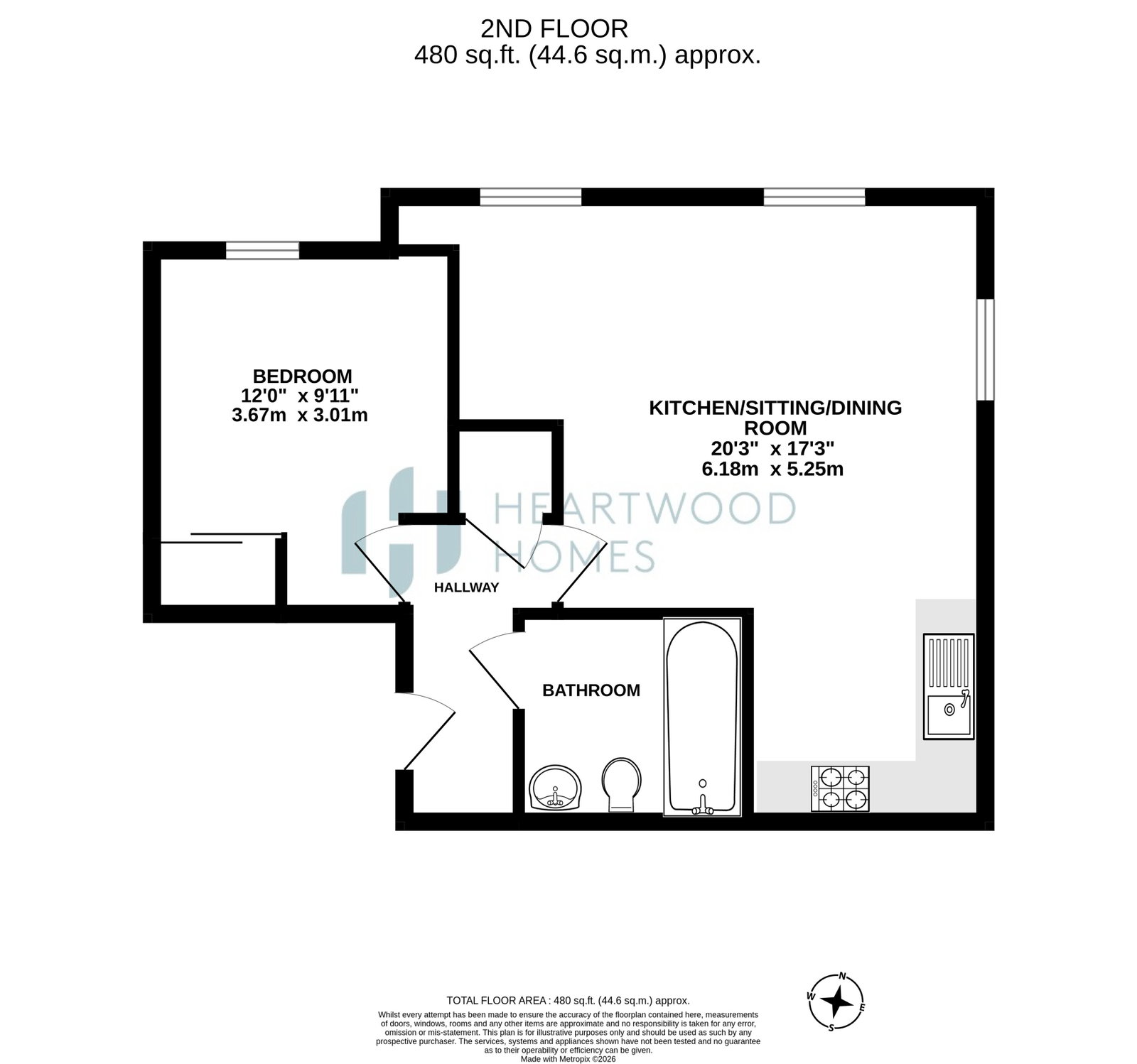 6 Sanders Place, Camp Road, St. Albans floorplan