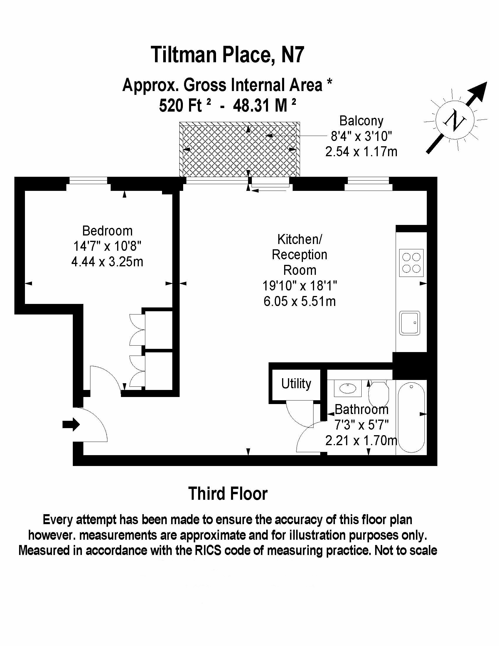 Tiltman Place, London floorplan