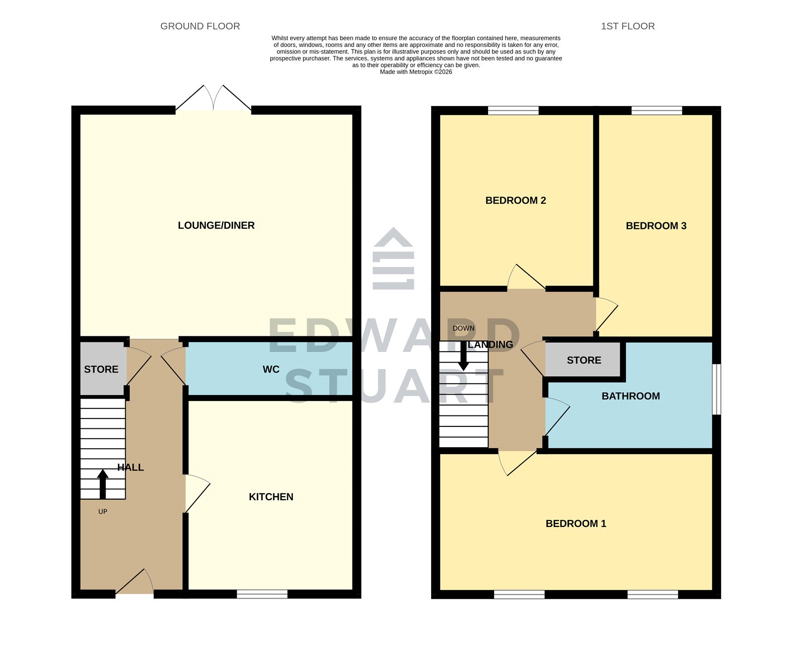 37, Deer Park Way, Peterborough floorplan