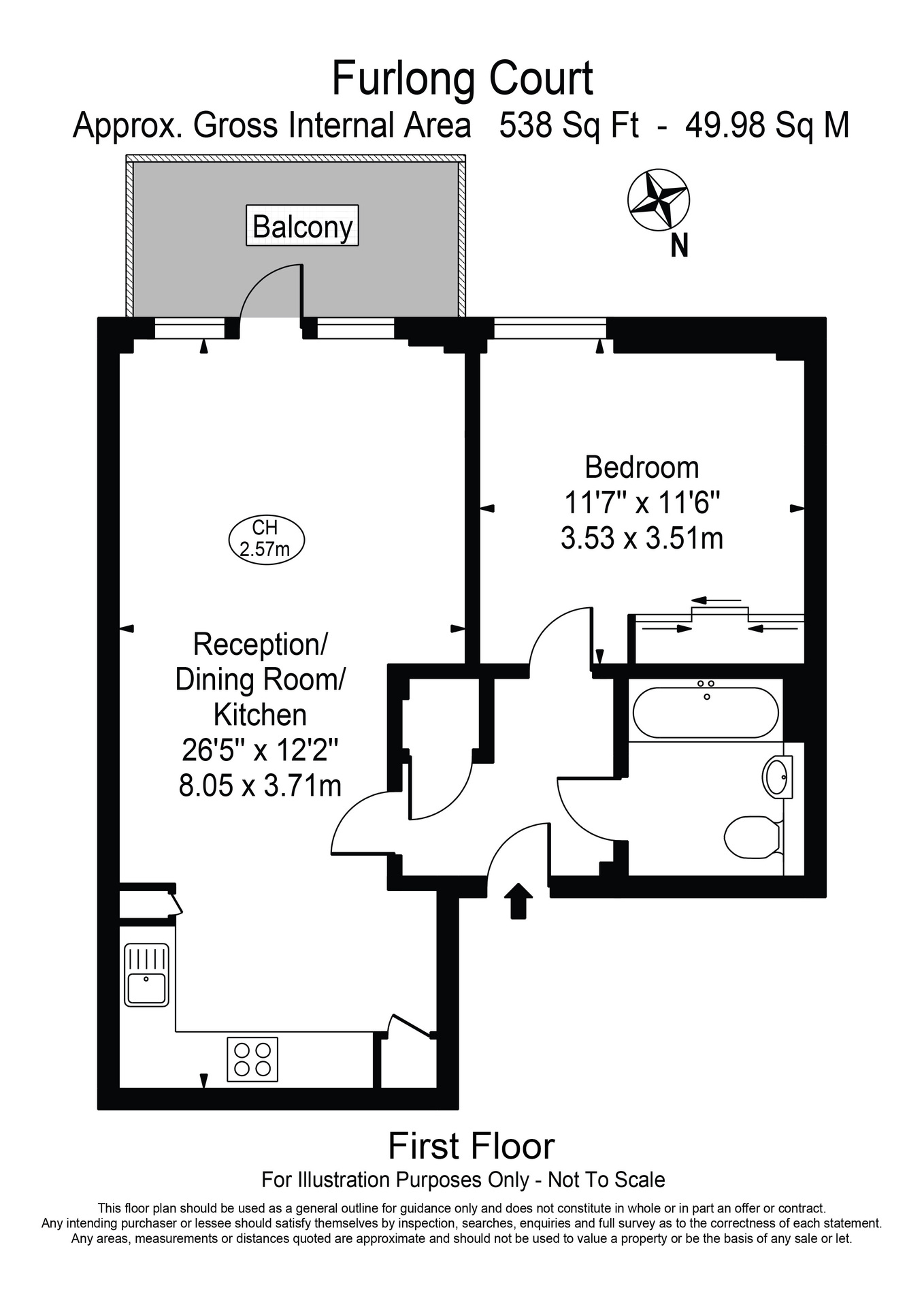 Flat 103, Furlong Court, 6, St Pauls Way, Tower Hamlets, London, E3 4YL, London floorplan