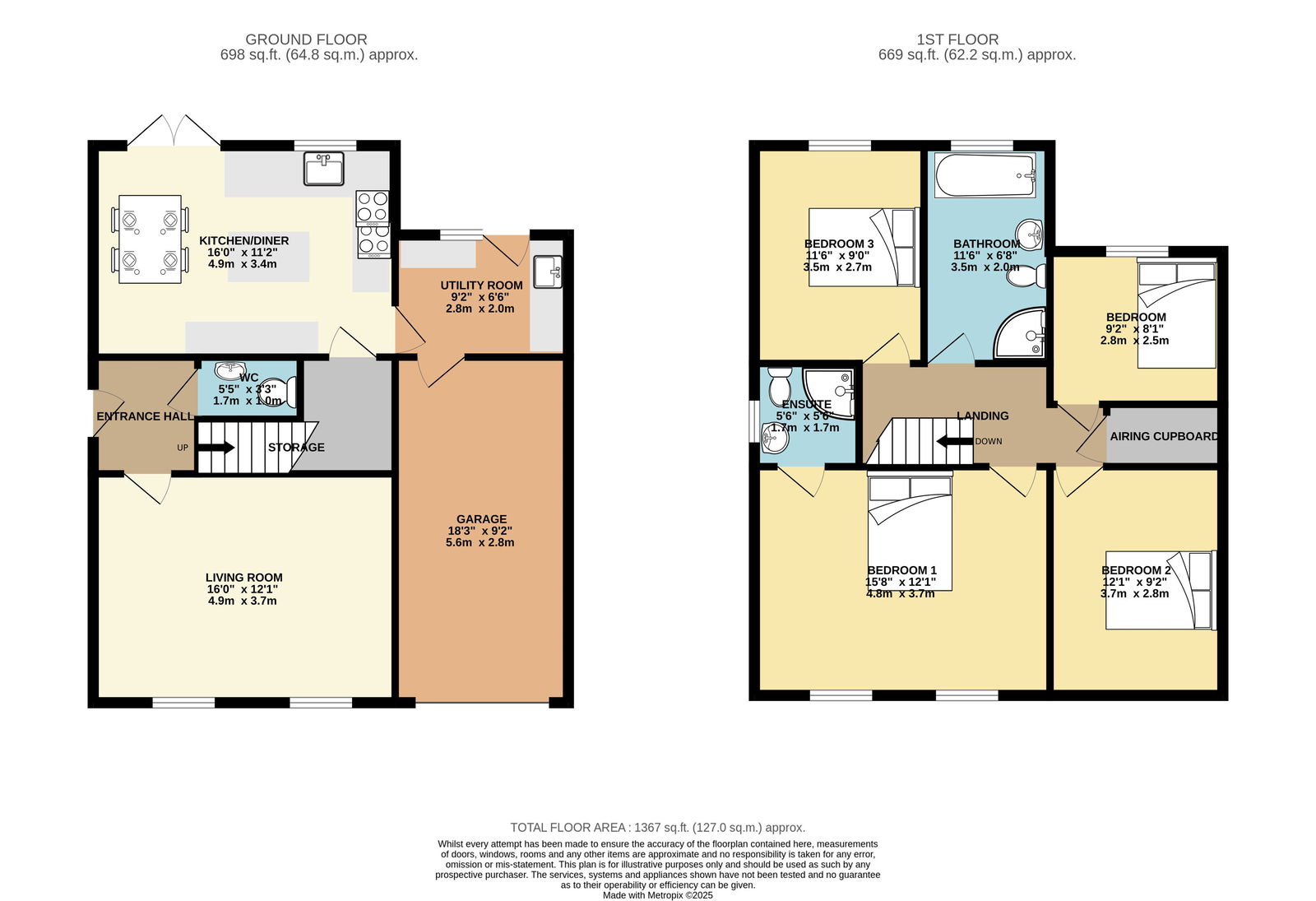 Cobwebs, Green Lane, Wisbech floorplan