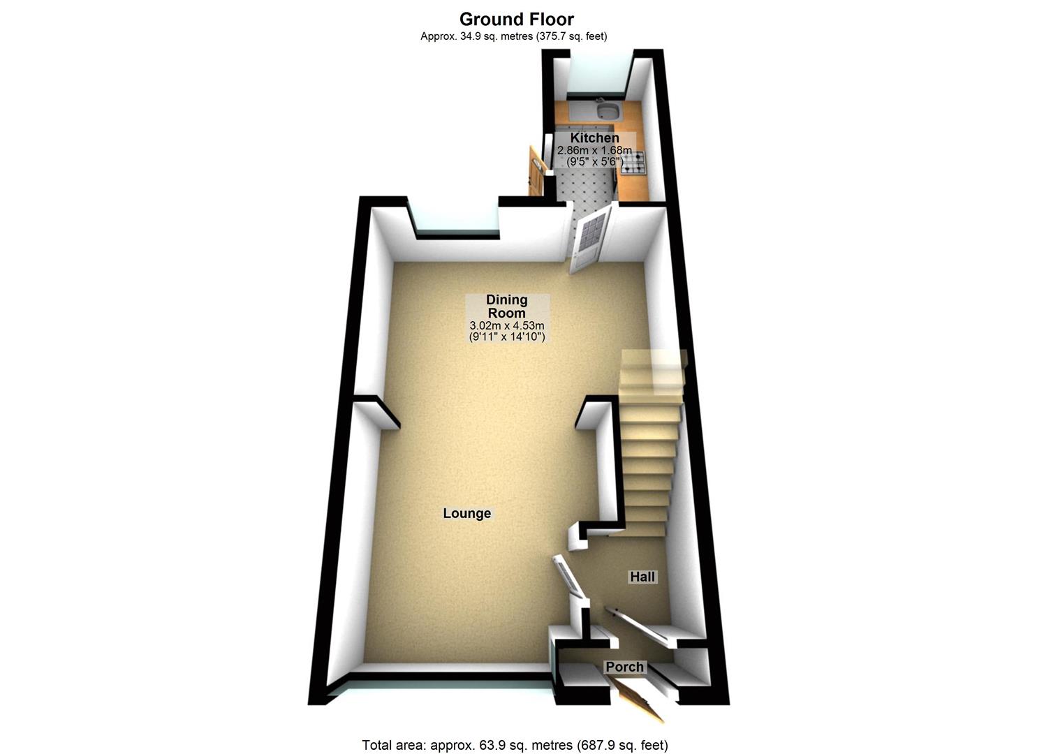 2 Bedrooms Terraced house for sale in Springfield Road, Droylsden, Manchester M43