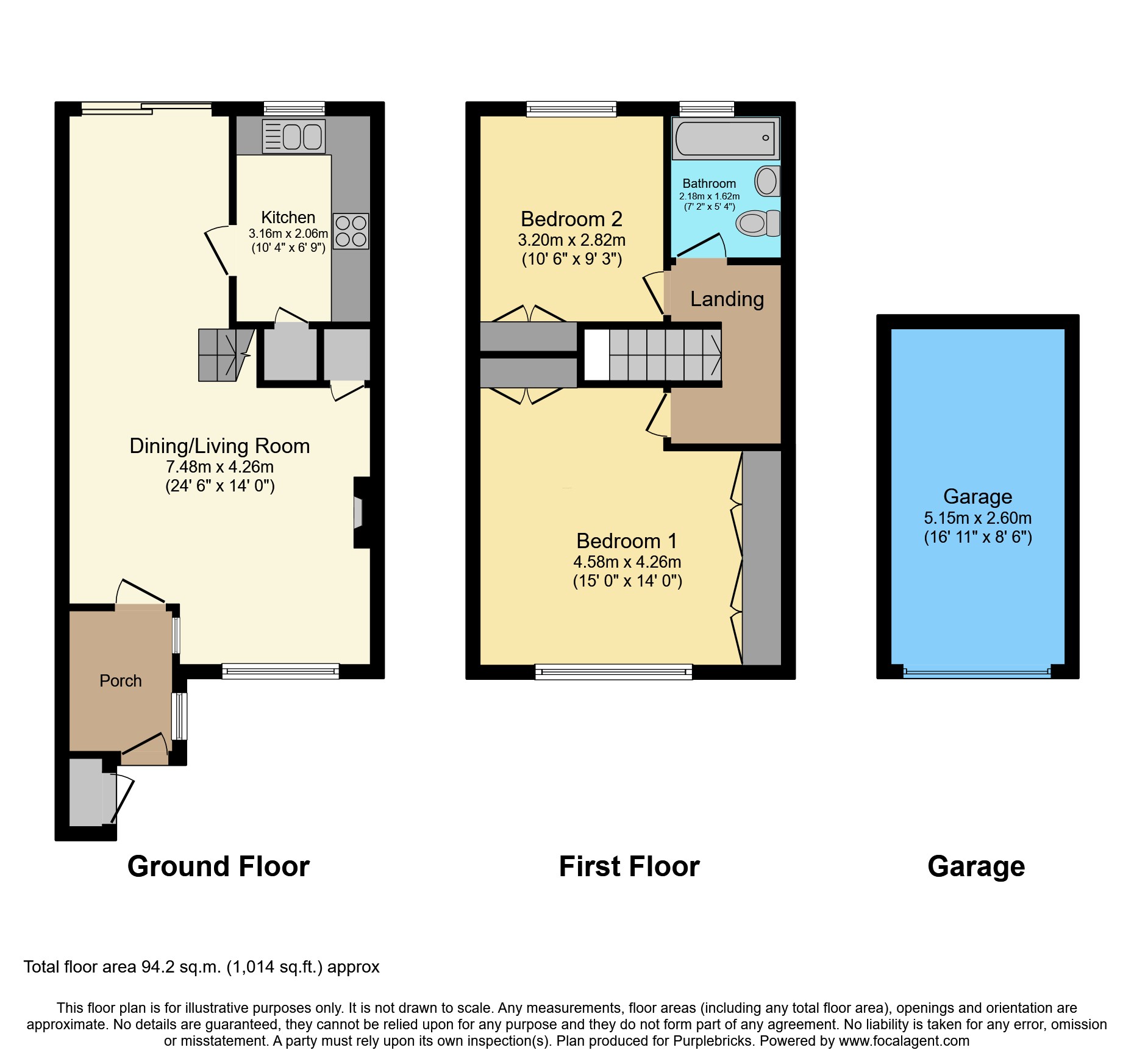 3, Old Vicarage Gardens, St. Albans floorplan
