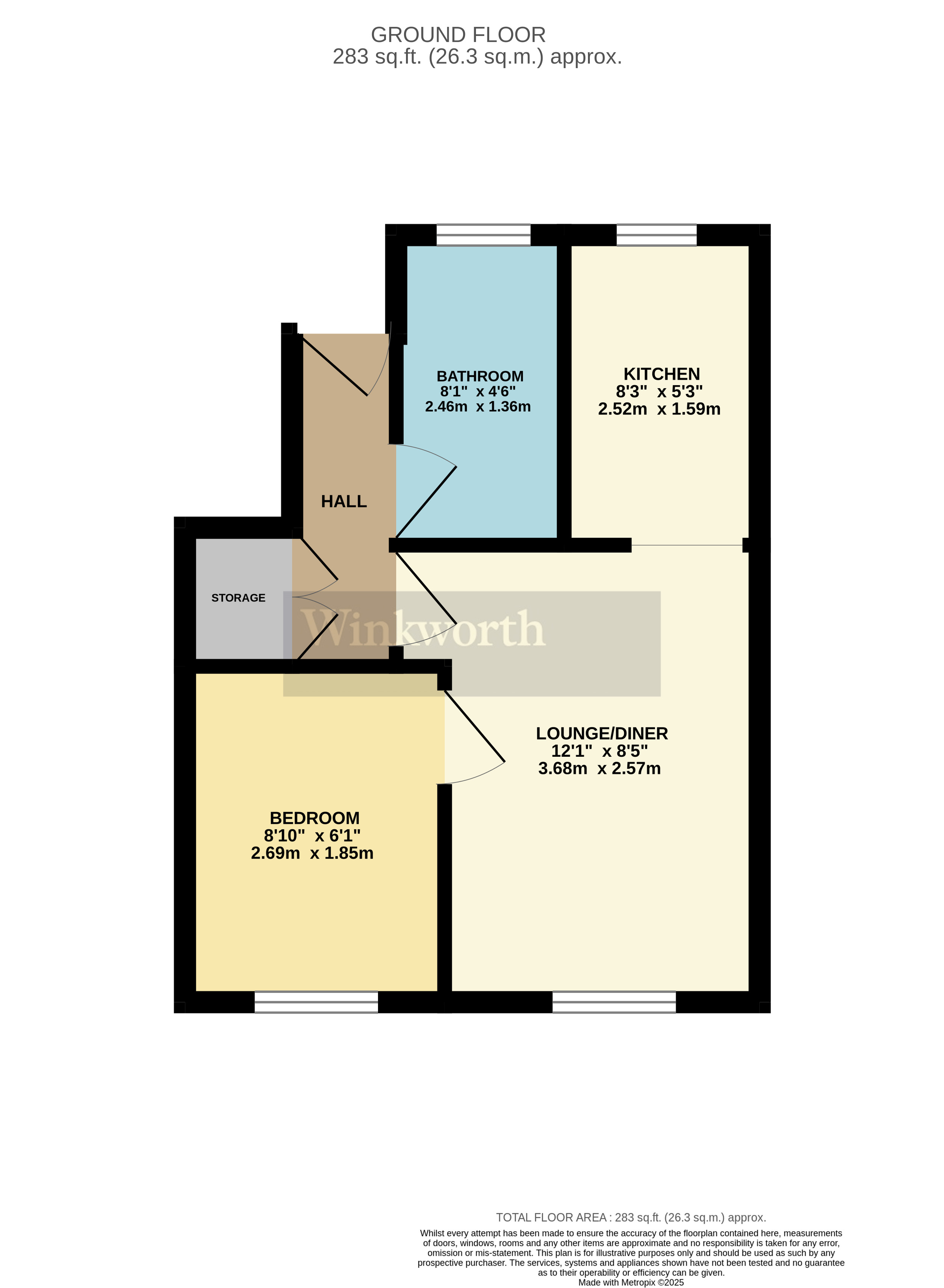 28, Woodpecker Way, Northamptonshire floorplan