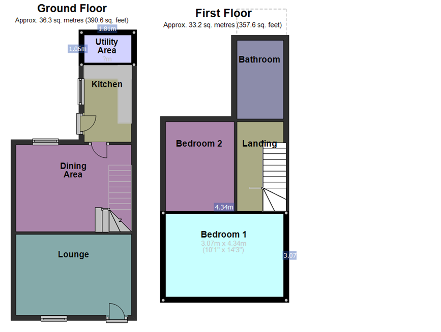 2 Bedrooms Terraced house for sale in Albert Terrace, Preston, Lancashire PR5