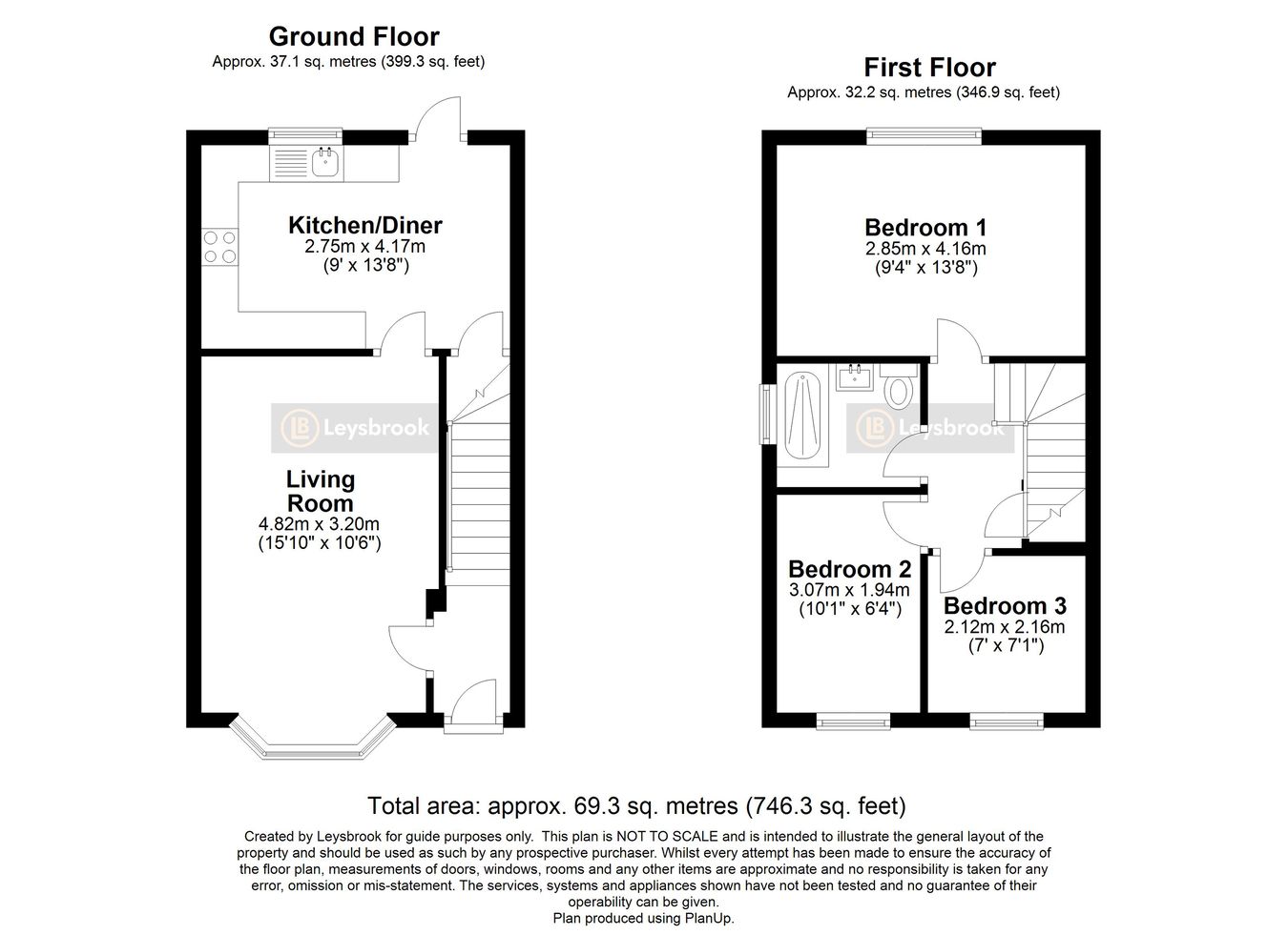 76, Symonds Road, Hitchin floorplan