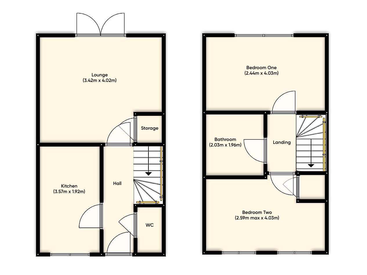 Hallam Fields Road, Birstall LE4, 2 bedroom terraced house for sale