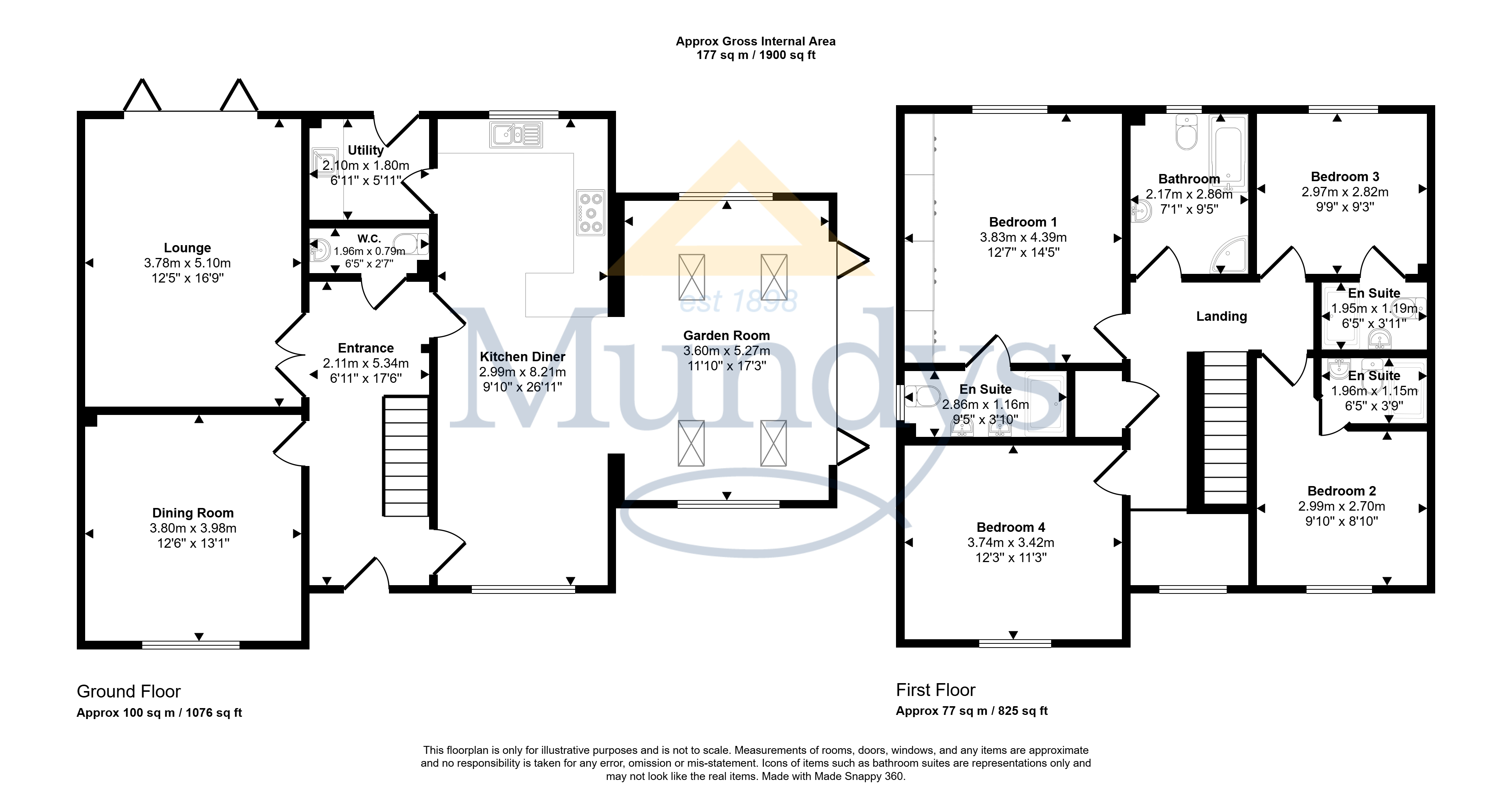 4, Hopkinson Close, Lincoln floorplan