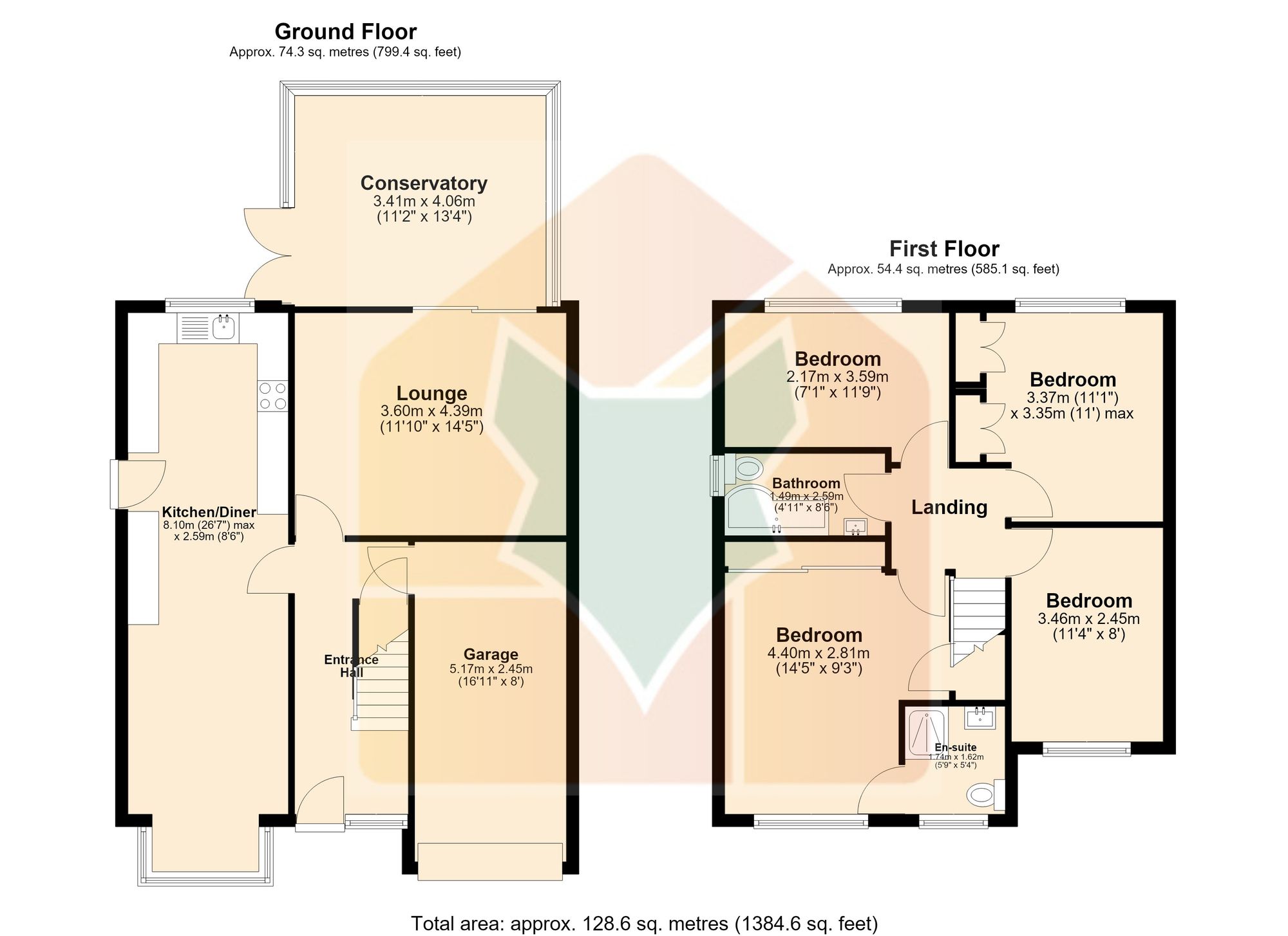 8 Oak Tree Avenue, Gainsborough floorplan