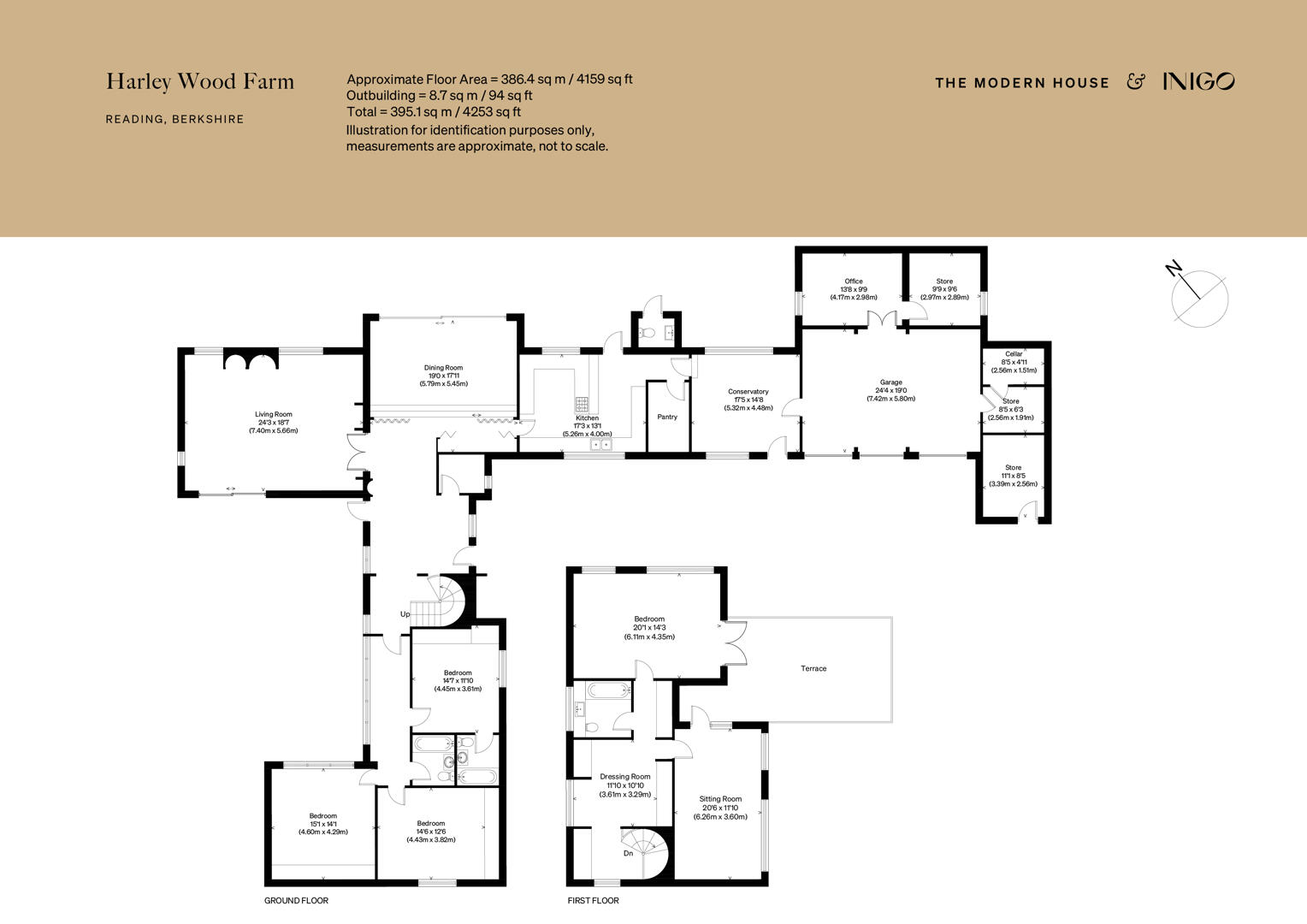 Harley Wood Farm, Park Wall Lane, Park Wall Lane floorplan