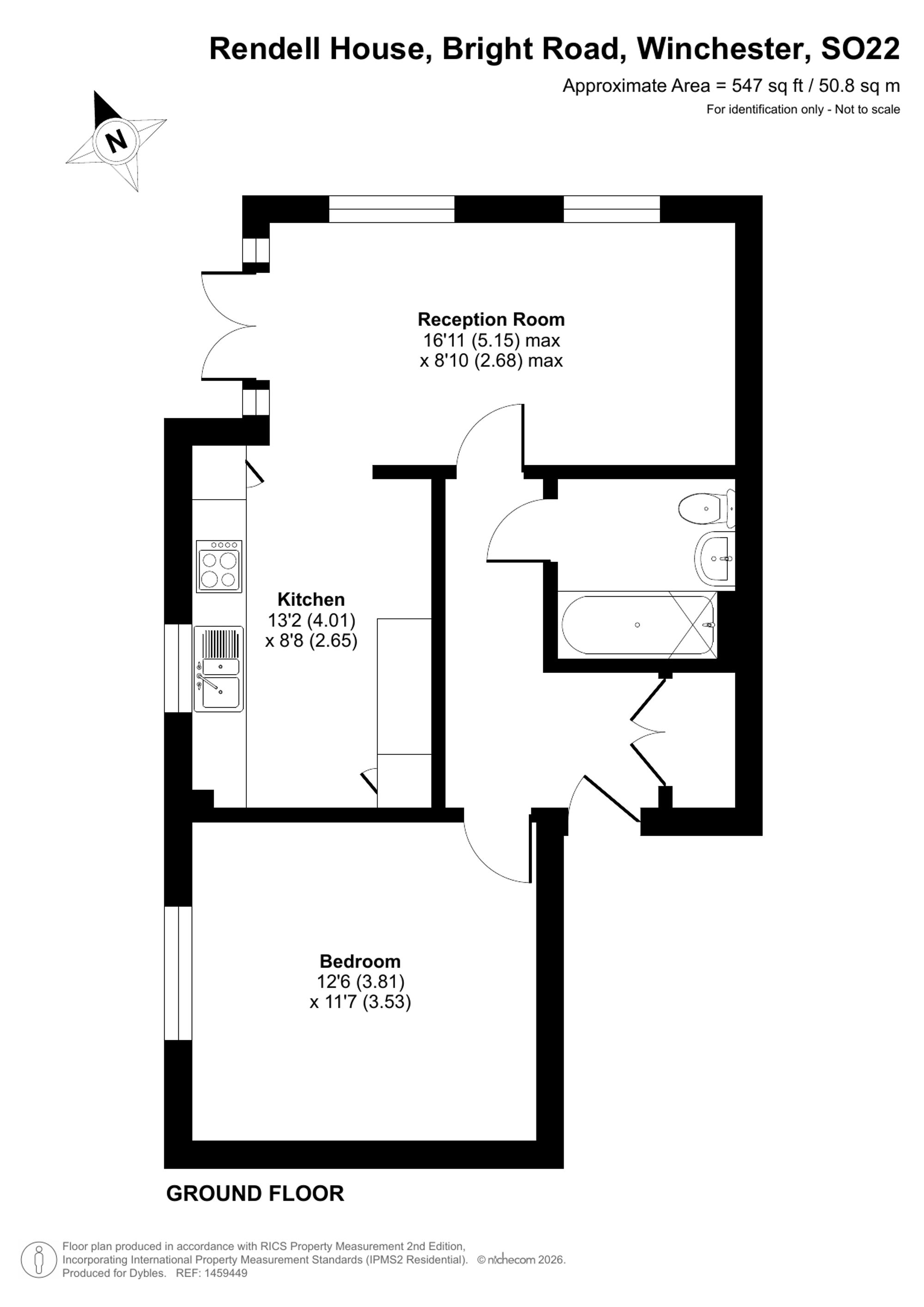 Rendell House, Bright Road, Winchester floorplan