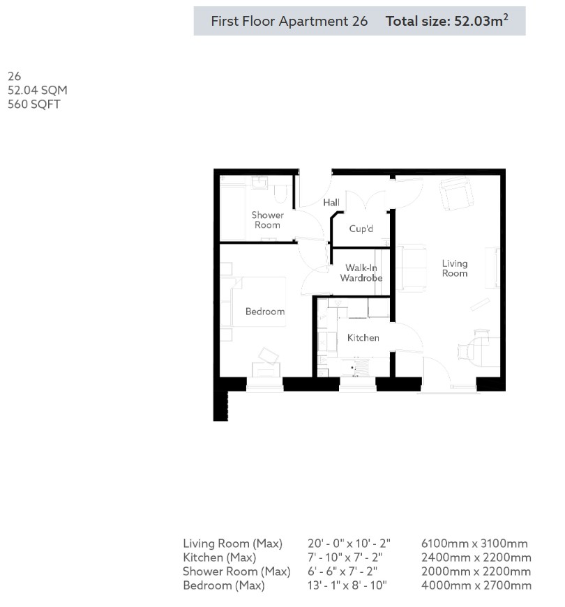 Plot 26, Romeo Place,, Romeo Place, Warwickshire floorplan