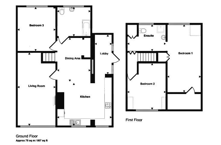 10, Woodside, Brough floorplan
