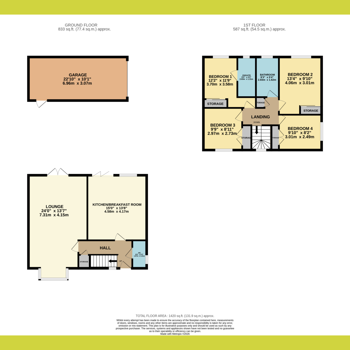 Laurel Court, Rochford floorplan