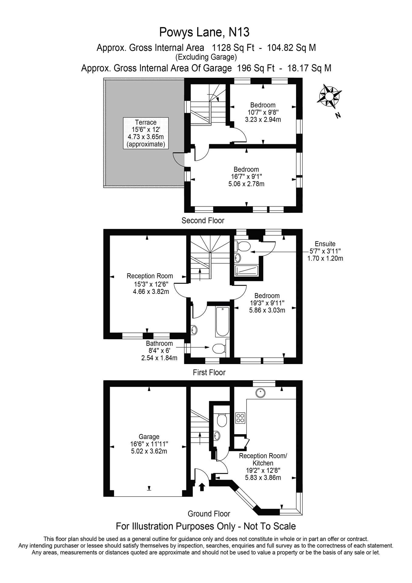 Plot 22, Powys Mews, Palmers Green, London, N13 floorplan