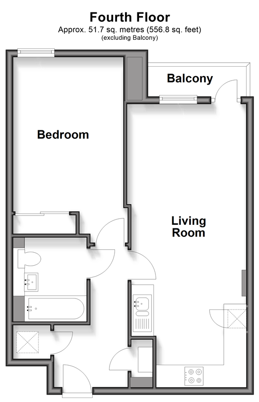 Marketfield Way, Redhill floorplan
