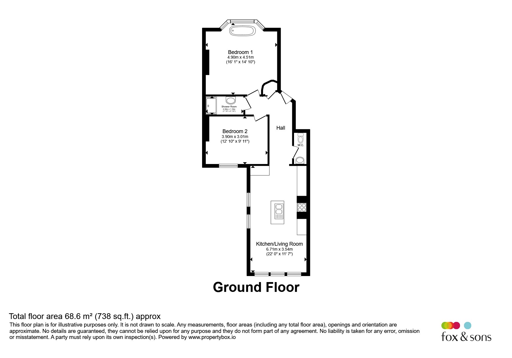 Braybrooke Road, Hastings floorplan